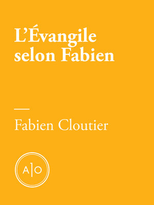 cover image of L'Évangile selon Fabien